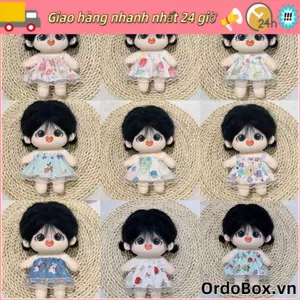 Váy công chúa ORDOBOX, 20 kiểu trang trí quần áo búp bê Quần áo đáng yêu, Phụ kiện dễ thương chất lượng cao Váy búp bê cho búp bê Cotton 20cm / Búp bê thần tượng EXO