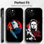 TP-1 M-Michael-Myers Kinh Dị Halloween Phim Ốp Lưng Điện Thoại IPhone 17 16 15 14 13 12PRO MAX PLUS Mini TPU Mềm Đến Da Thân Thiện