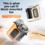Quạt Eo CATMALLER88, Quạt Treo Thiết Kế Kẹp Treo Có Thể Điều Chỉnh 100 Tốc Độ, Đèn LED Đa Năng Bền Đẹp Type-C Sạc Quạt Di Động Mùa Hè