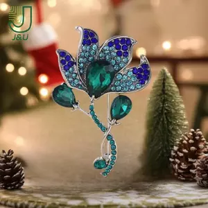 Kim cương giả sáng tạo Trâm cài hoa Khăn đa năng Bule Chống lộ Bule Pha lê Corsage Trâm cài Phụ kiện nữ