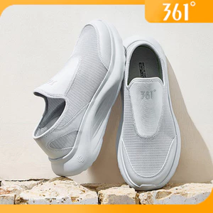 361° Giày Thể Thao Nam Không Dây Đi Làm Siêu Nhẹ Đế Mềm Êm Chân