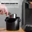 Hộp đựng cà phê thấm nước TRTR Hộp Kno chống trượt Espresso Thùng đựng cà phê cho mặt đất có thanh Kno có thể tháo rời Thùng đựng cà phê xay rác VN