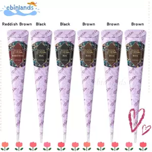 Bộ hình xăm Henna EBINLANDS, 3 màu có mẫu dán hình xăm tạm thời, không đau không thấm nước lâu trôi DIY Body Art Kit DIY Thiết kế hình xăm DIY