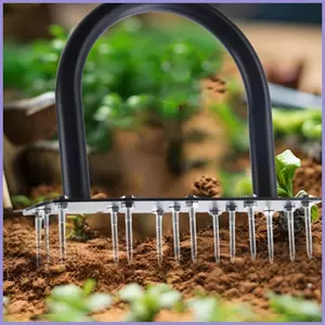 Máy sục khí cỏ cho cỏ Hướng dẫn sử dụng Spike mở rộng cỏ với công cụ làm sạch đất có tay chữ T cho sân vườn ngoài trời mueadsyvn
