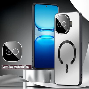 Từ Tính Chống Sốc Cứng PC Dành Cho IQOO Z11 Turbo Matte Bảo Vệ Ống Kính Ốp điện thoại Cho VIVO IQOO Z11 Turbo Ốp điện thoại