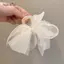 AqToCna 1 Lưới Nơ Kẹp Nữ Đuôi Ngựa Bím Tóc Vuốt Kẹp Cô Gái Thanh Lịch Kẹp Tóc Phụ Kiện Tóc Quà Tặng Mũ Đội Đầu AqToCna