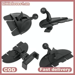 Littleloves1 Khe cắm CD trên ô tô Giá đỡ điện thoại Đa năng Giá đỡ bóng 17mm Giá đỡ có thể điều chỉnh Hỗ trợ cho điện thoại thông minh GPS Sử dụng VN