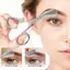 Kéo cắt tỉa lông mày 2 trong 1 XOITU có lược Tông đơ lông mày chuyên nghiệp Thép không gỉ Chải lông chất lượng cao Kéo định hình lông mày Dụng cụ làm đẹp VN