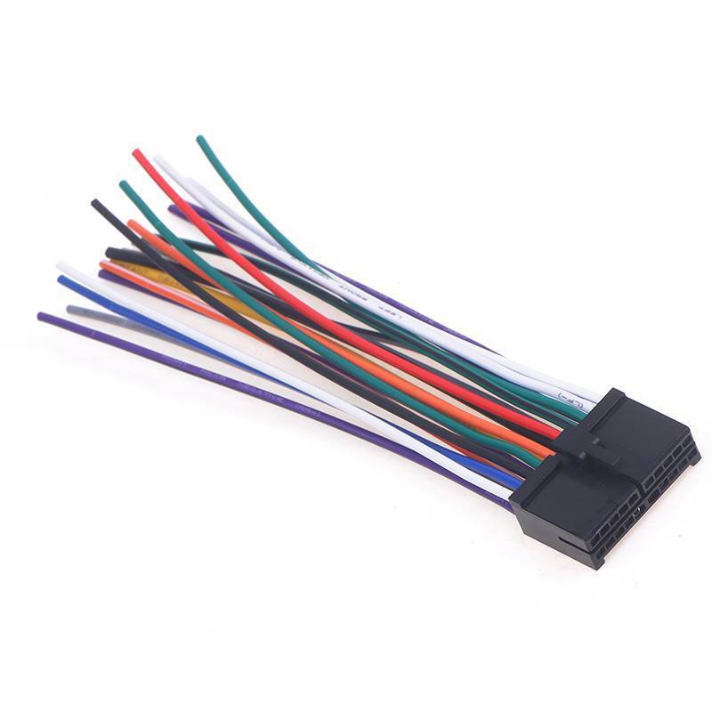 MUQV Dây Vô Tuyến Ô Tô Dây 20pin Bộ Chuyển Đổi Dây Âm Thanh Cd Dvd Cáp Kết Nối T-plug Dây Nguồn Linh Kiện Sửa Đổi n