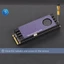 M2 SSD Tản Nhiệt Nhiệt Nhiệt Độ OLED Màn Hình Hiển Thị Kỹ Thuật Số M.2 2280 NVME SSD Thể Rắn Đĩa Cứng Tản Nhiệt Nhiệt Màu Đen
