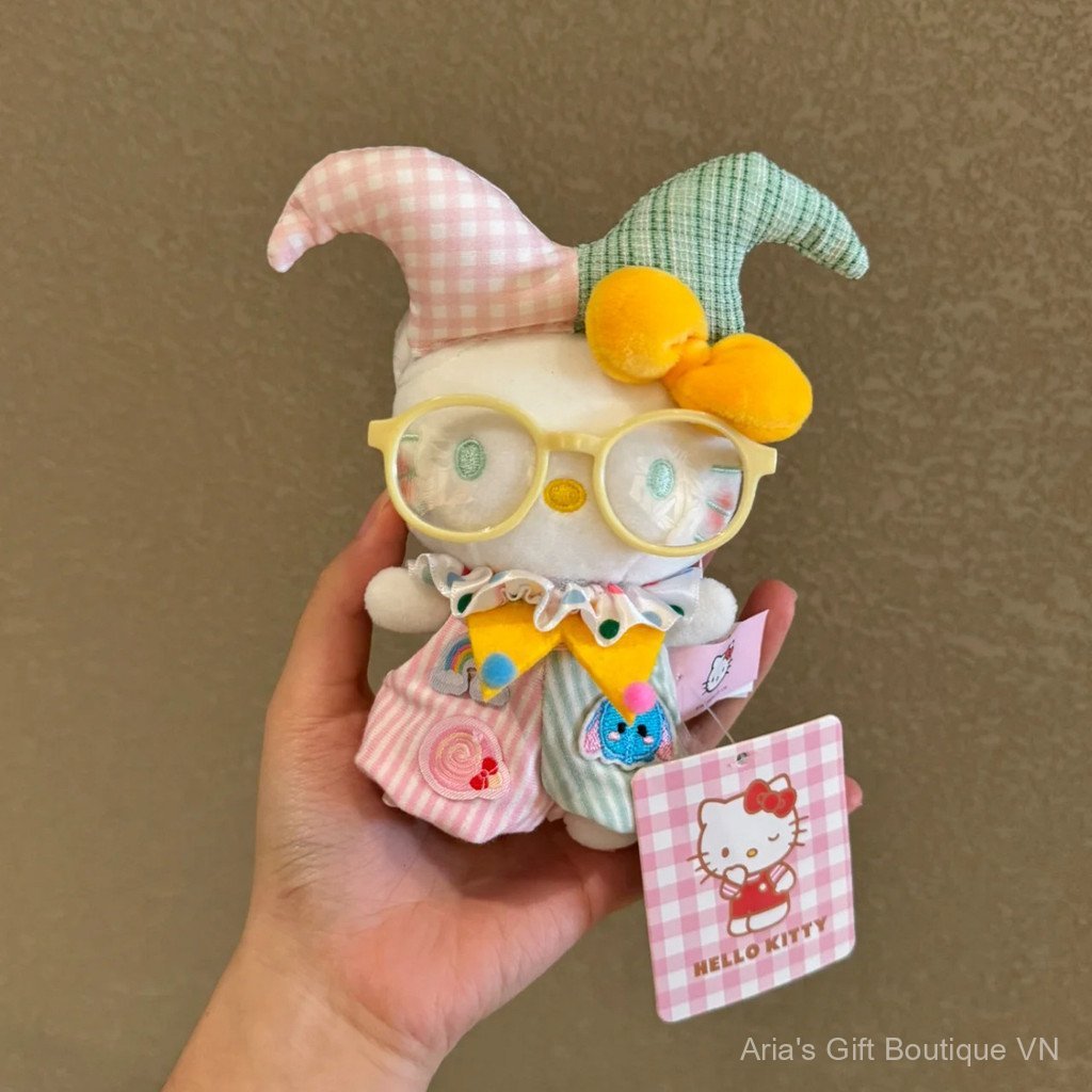 [Aria G-1] Móc Khóa Bông Hello Kitty - Đồ Chơi Bông Gấu Kitty Dễ Thương - Phụ Kiện Túi Xách Nữ