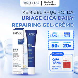 Kem Gel Uriage Cica Daily Repairing Gel-Crème Hỗ Trợ Phục Hồi, Làm Dịu & Cấp Ẩm Da 40ml