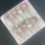 Nguyên Chất Handmade Ba Chiều Cao Cấp Cá Tính Đầy Hoa Đeo Móng Tay Công Nghiệp Nặng Đeo Kính Nhấp Nháy Kim Cương Tính Khí