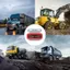 Đèn xe tải mắt quỷ LACYESUK, Đèn đánh dấu bên mắt siêu sáng đa chế độ, Biến hiệu ứng động Hình chữ nhật RGB LED 24V Thay thế đèn đánh dấu bên xe tải