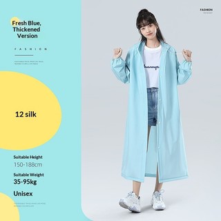 Áo mưa dài dày nâng cấp MPATHW dành cho người lớn Unisex Du lịch chống nước Mặc ngoài trời
