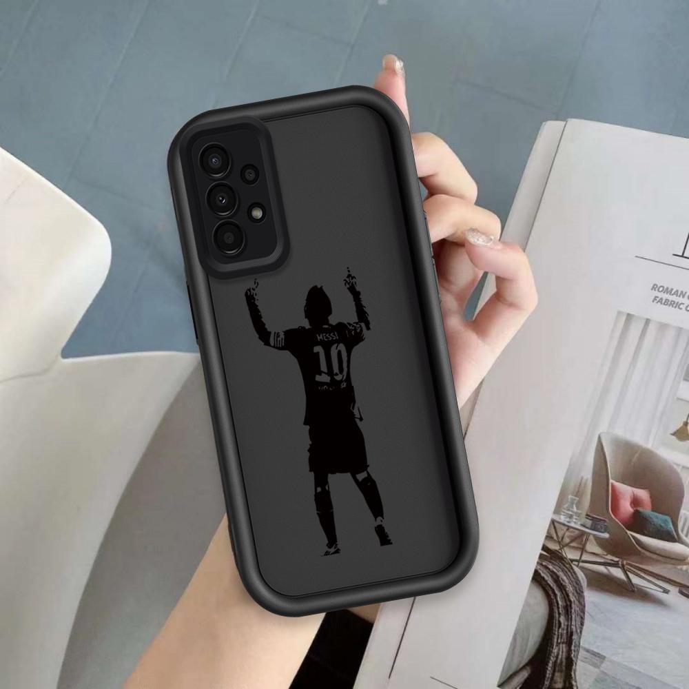 Ốp Lưng Cho Samsung A13 A23 A33 A32 A52 A52S 4G 5G Hoạt Hình Silicon Nghệ Thuật Mềm Ốp lưng TPU NO.10 Messi Bóng Đá Sinh Viên Mắt Thiên Thần Ốp Lưng Chống Sốc