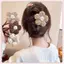 JRP Vintage Lớn Sang Trọng Hoa Kẹp Tóc Bé Gái Thanh Lịch Đuôi Ngựa Bím Vuốt Tóc Dubill Kẹp Bé Gái Mũ Đội Đầu Quà Tặng JRP