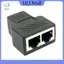 ULJ 1 Đến 2 Cách RJ45 LAN Ethernet Cáp Mạng Nữ Bộ Chia Kết Nối Adapter .