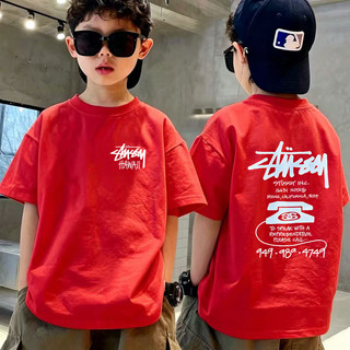 Áo Thun Trẻ Em Unisex In Điện Thoại Thời Trang, Cotton Mềm, Áo Ngắn Tay, Phù Hợp Đi Học & Chơi, Cho Bé 3-12 Tuổi