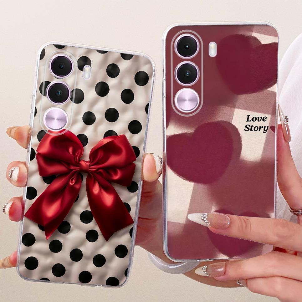 TPU Mềm Trong Suốt Ốp điện thoại Cho Realme C100i C100X 4G Ốp điện thoại May Mắn Cá Koi Họa Tiết Nơ Mèo Dễ Thương Hoạt Hình In Hình Vỏ
