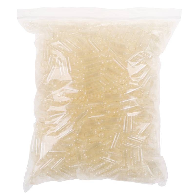 [KXH] 1#0#00# 100Pc Viên nang Gelatin cứng rỗng Viên nang thuốc rỗng trong suốt ELWW