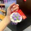 Hoàn Thành Móc Len Sáng Tạo Tay Bó Túi Đồ Trang Trí Handmade Hoa Hồng Mini Mặt Dây Chuyền Quà Tặng Móc Bó Hoa