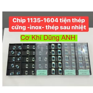 Chip 1604 và 1135 chuyên phay tiện thép cứng inox thép sau nhiệt 55HRC