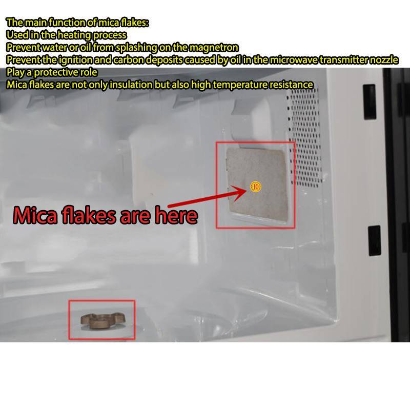 GOAY 5 Chiếc Lò Vi Sóng Tấm Mica Tấm 116 * 64 MM Linh Kiện Thay Thế Cho Midea N05 20 VN