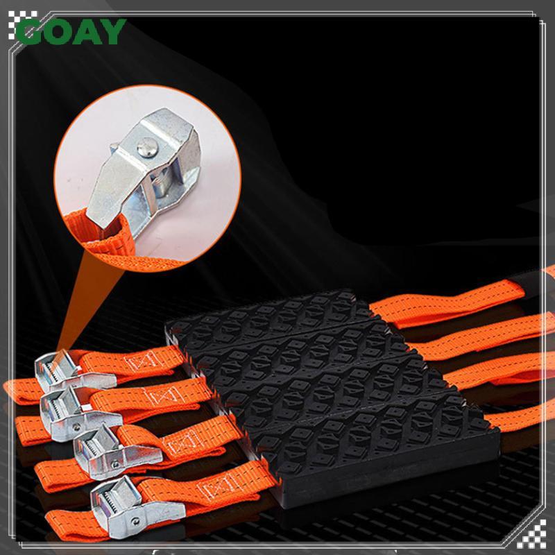 GOAY Bùn Cát Tuyết Lốp Thang Xe Địa Hình Khẩn Cấp Tras Xích Chống Trơn Trượt Kéo Thảm Phục Hồi Xe Kéo Ban VN