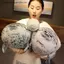 MỚI Tức Giận Blob Seal Gối Mũm mĩm 3D Mới Lạ Biển Sư Tử Búp Bê Sang Trọng Đồ Chơi Nhồi Bông Cho Bé Ngủ Ném Gối Quà Tặng Cho Trẻ Em Bé Gái SKY