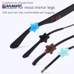 Bộ 5 cặp đệm silicon chống trượt gắn gọng kính hình sao trăng AN.MART