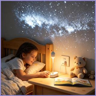 Đèn Ngủ Máy Chiếu Galaxy Lãng Mạn Có Thể Điều Chỉnh Độ Sáng USB Cắm Ngôi Sao Đèn Máy Chiếu Cho Phòng Ngủ Xe mueadsyvn