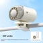 Quạt Mini Đeo Thắt Lưng Kỹ Thuật Số Ngoài Trời Có Pin Sạc