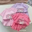 bộ cộc bé gái kuromi siêu cute 15-25kg, bộ hè bé gái quần đùi áo côc berie hàn quốc