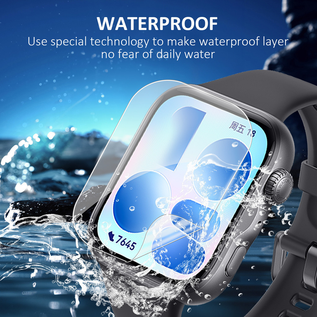 5 Miếng Dán Bảo Vệ Toàn Diện Hydrogel Mềm Cho Huawei Watch Fit 5 Pro / 5 / 4 Pro / 4 Phim Bảo Vệ Màn Hình