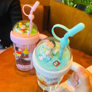 Spike Price Crayon Shin-Chan Rơm Cốc Nước 2025 Giá Trị Cao Dung Tích Lớn Phong Cách Mới Hộ Gia Đình Tiện Lợi Cốc Nước Dễ Thương Sinh Viên Cốc