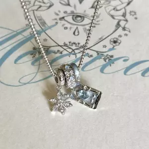 Đầu Tiên Tuyết Nữ Linh Mục Thiết Kế Vintage Vòng Cổ Bông Tuyết Mặt Dây Chuyền Vòng Cổ Tính Khí Thiết Kế Thời Trang Vòng Cổ 6.2