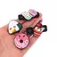 Cheenm Food Series Hamburger Tennis Raet Pizza Cookie Bánh Mì Donut Hình Sho Hấp Thụ Silicone Tennis Vợt Giảm Chấn VN