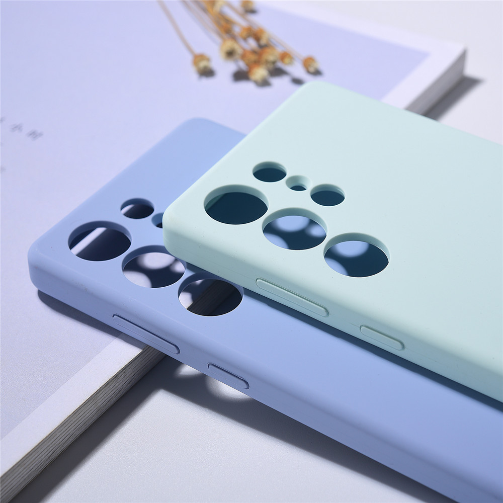 Dành Cho Ốp Lưng Chính Hãng Samsung Galaxy S25 Ultra S25Plus 5G S 25 + Vỏ Silicon Lỏng Chống Sốc Bảo Vệ Camera Coque