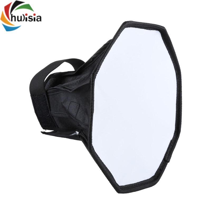 Hộp mềm hình bát giác cho đèn Video Thiết bị chiếu sáng chụp ảnh gấp hình bát giác Hộp mềm khuếch tán ánh sáng Bộ khuếch tán đèn Flash