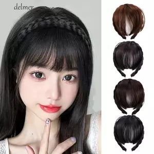DELMER Bím Tóc Băng Đô Bé Gái Tóc Tổng Hợp Tạo Kiểu Tóc Dụng Cụ Nữ Vô Hình Nổ Tóc
