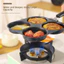 ST2 Chống Dính 4 Khoang Ăn Sáng Đa Ngăn Skillet Chảo Chiên Nhà Ăn Sáng Nấu Ăn Nồi TS2