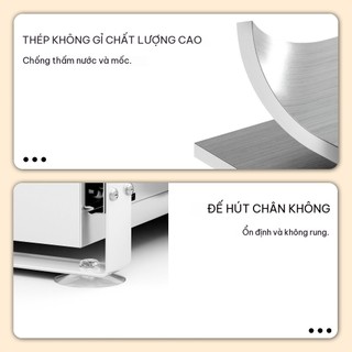 Kệ bát kéo ra dưới bồn rửa bát tủ bếp, giá đỡ dụng cụ bếp lưu trữ kéo trượt đa năng kệ để bát đĩa dụng cụ nhà bếp