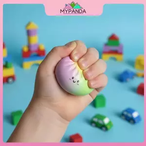 MYPANDA Đồ chơi Squishy Bun đầy màu sắc Bánh bao tăng chậm Hoàn hảo để thư giãn và vui nhộn.