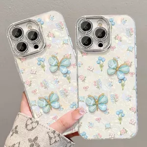 Ốp Điện Thoại Apple 17promax iPhone16 Phong Cách Mới 15pro Bướm 14Plus Bao Gồm Tất Cả 12Pro Họa Tiết Vỏ 2026-6-1