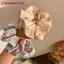 ZK Thời Trang Hàn Quốc Scrunchies Hoa, Dây Buộc Tóc Co Giãn, 60-100 Chiếc VN