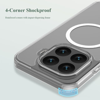 Ốp Lưng Từ Tính Xiaomi 17T / 17T Pro TOC Trong Suốt TPU + PC Cứng MagSafe