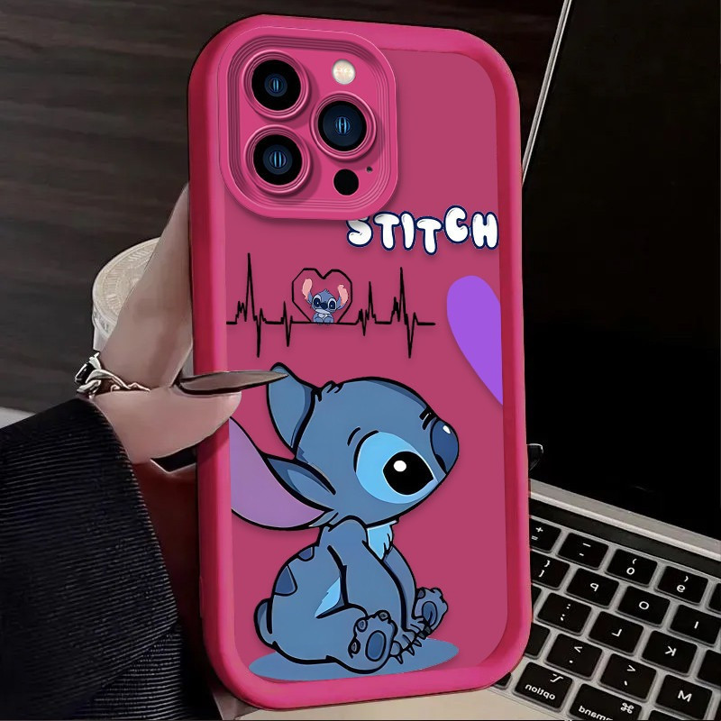 Dành Cho Honor 600 500 400 Smart Pro 600 Lite X9d X7d X8d X6d X5C Plus Sang Trọng Đáng Yêu Disney Stitch Vỏ Mềm Silicon Chống Sốc Vỏ Điện Thoại Lỏng