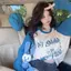 Quần áo chống nắng mỏng dài tay mùa hè Phong cách mới Đế dáng rộng Raglan Áo đeo vai T @ -