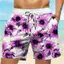 Hoa Hướng Dương Họa Tiết Hoa 3D In Unisex Thoải Mái Thoáng Khí Quần Short Đi Biển Thường Ngày
